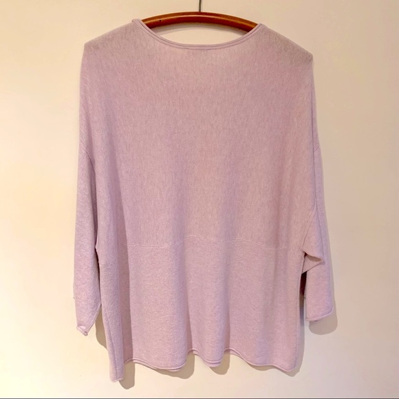 Pure Jill Lilac Kimono Cotton Cashmere top - Picture 2 of 10